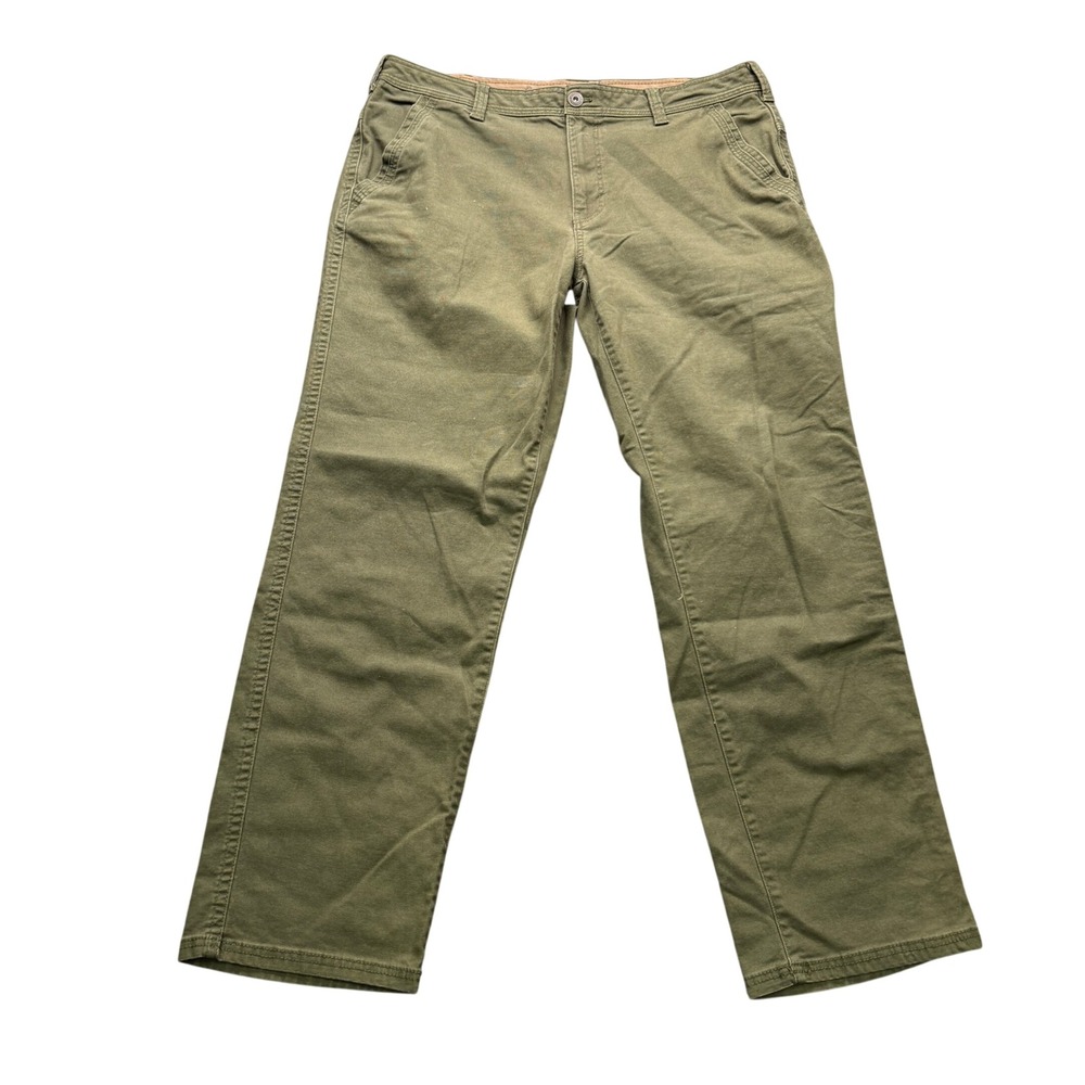 Legendary Outfitters Canvas Utility Pants Mens 38x32 Olive Green Workwear
